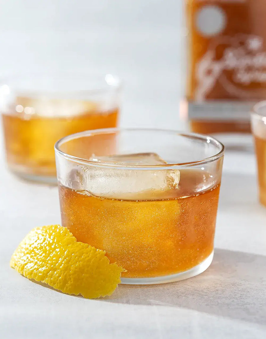 Sparkly Maple Bourbon Smash