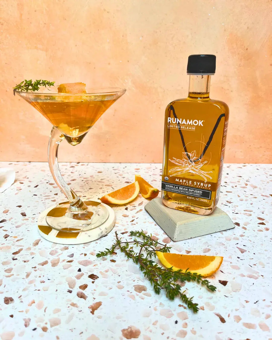 Vanilla Maple Champagne Cocktail
