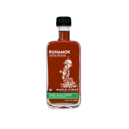 Sweet Black Cherry Infused Maple Syrup