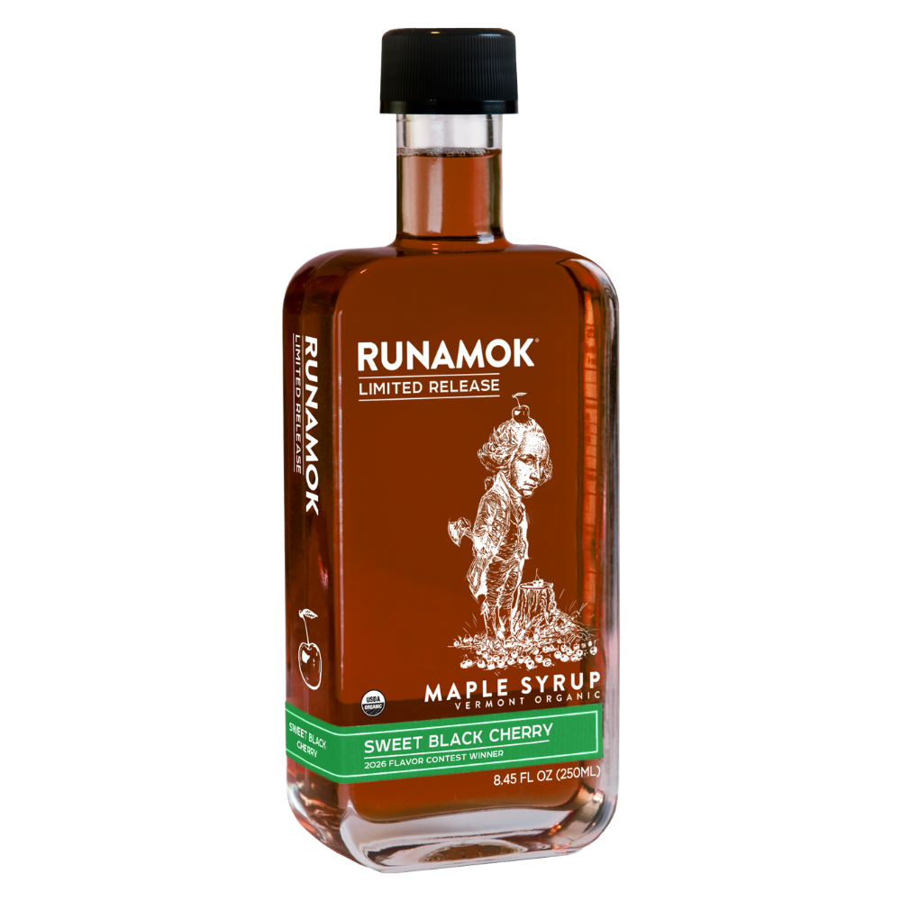 Sweet Black Cherry Infused Maple Syrup