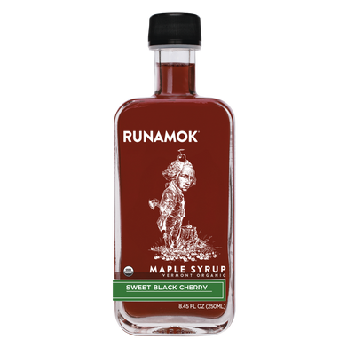 Sweet Black Cherry Infused Maple Syrup
