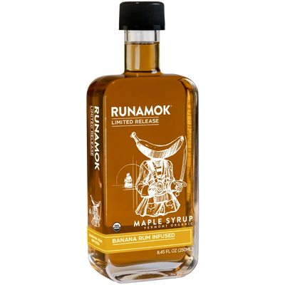 Banana Rum Infused Maple Syrup
