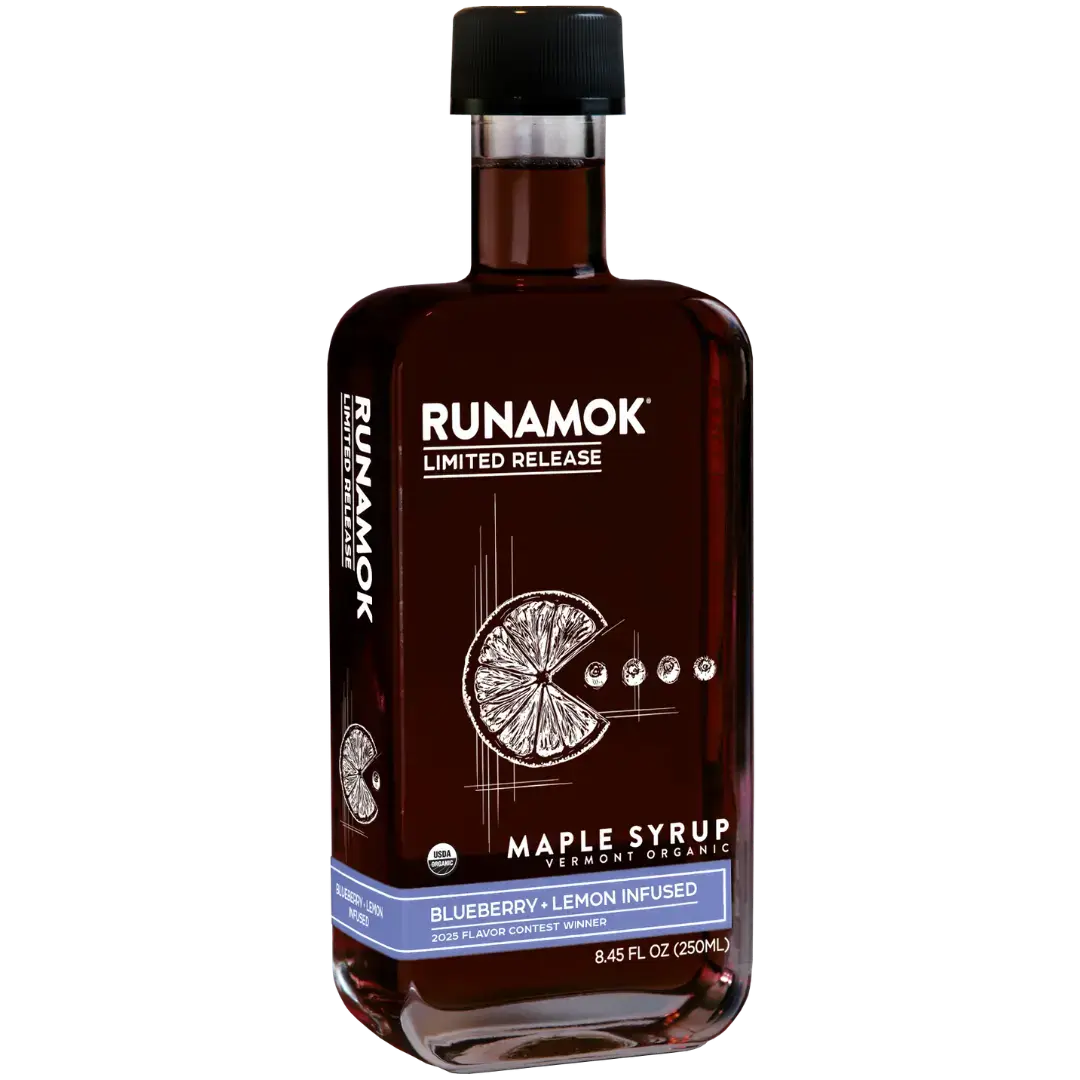 Runamok Maple Syrup - Blueberry + Lemon Infused Maple Syrup - 1
