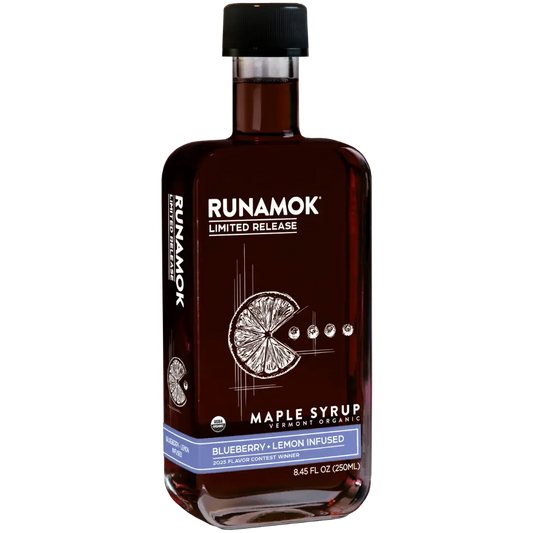 Runamok Maple Syrup - Blueberry + Lemon Infused Maple Syrup - 1