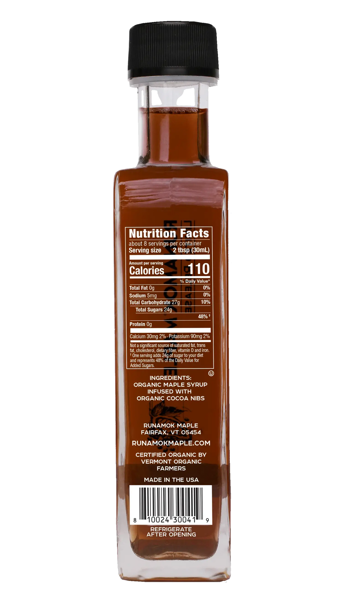 Runamok Maple Syrup - +Cocoa Bean Infused Maple Syrup - 5