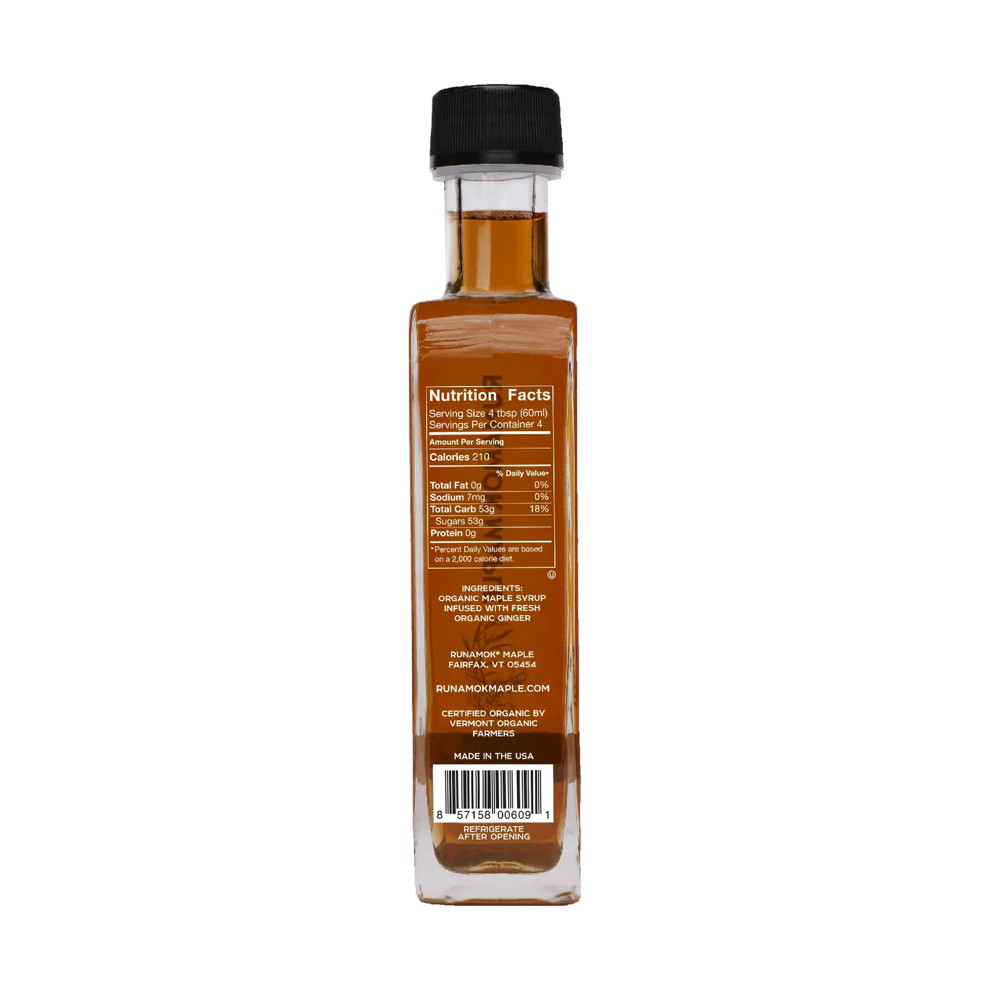 Runamok Maple Syrup - +Ginger Root Infused Maple Syrup - 10