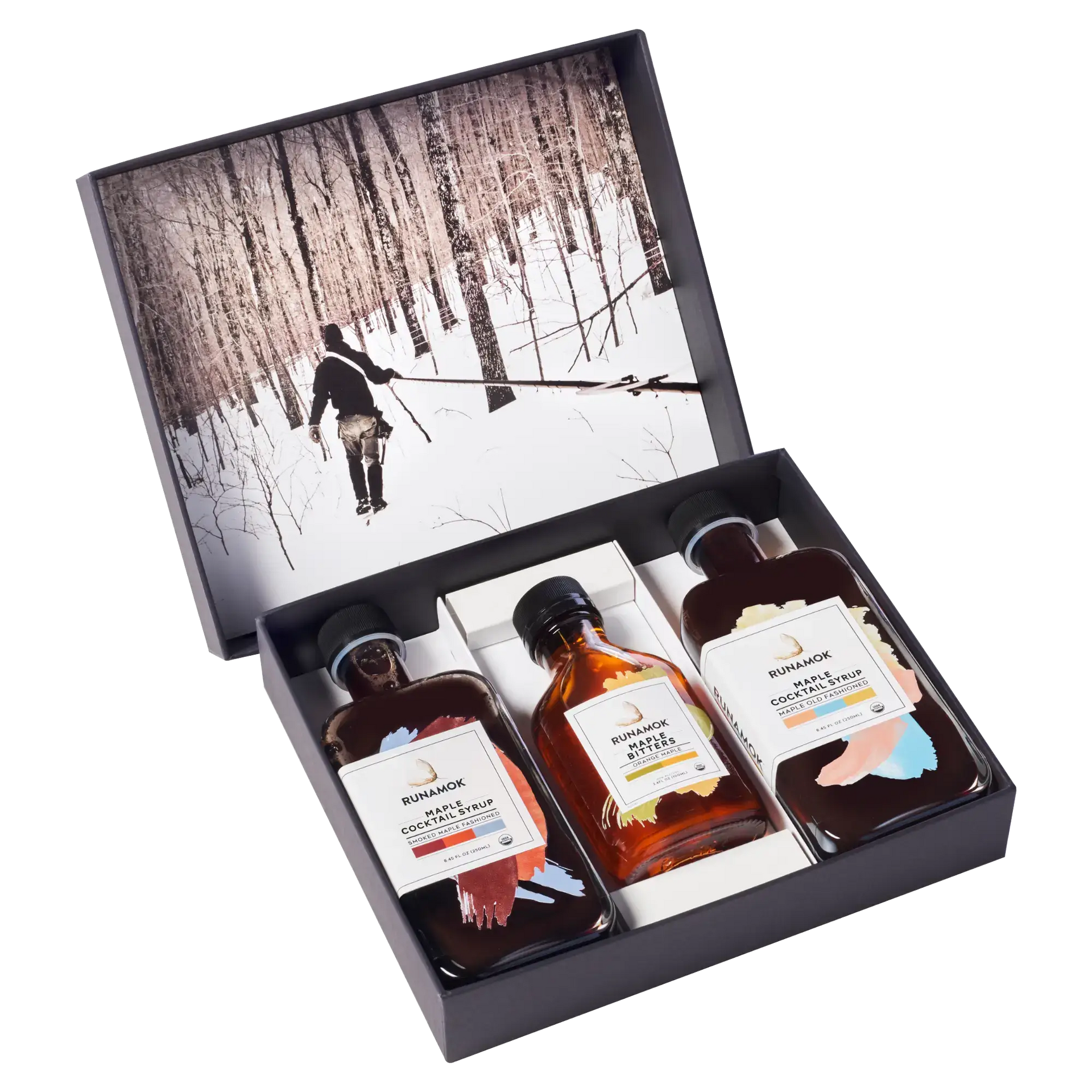 Old Fashioned Collection: Maple Cocktail Mixers Gift Box – Runamok