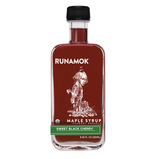 Sweet Black Cherry Infused Maple Syrup