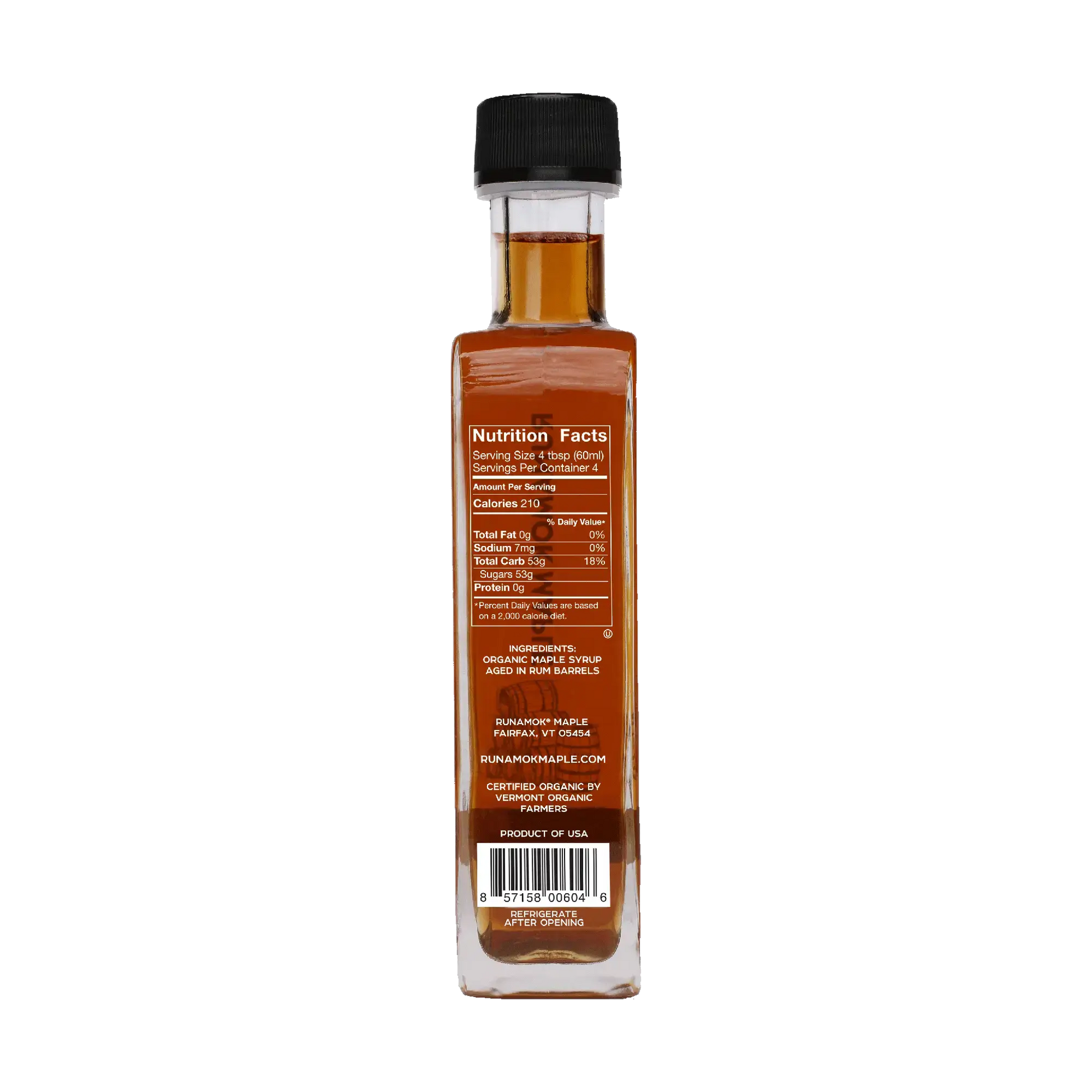 Runamok Maple Syrup - +Rum Barrel-Aged Maple Syrup - 5