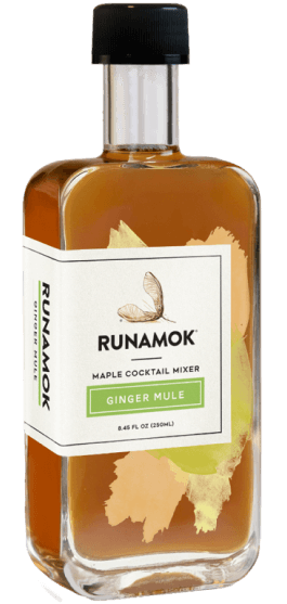 a bottle of Runamok Maple Ginger Mule