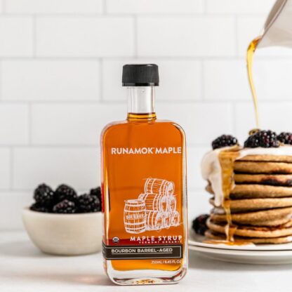Bourbon Barrel Aged with pancakes