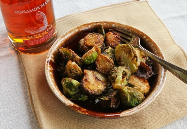 Maple Glazed Brussels Sprouts