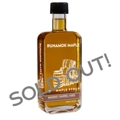 Whiskey Barrel aged Maple Syrup by Runamok