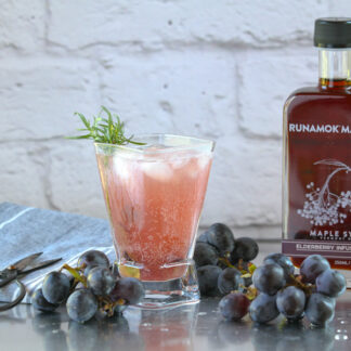 Elderberry Maple Mocktail by Runamok Maple