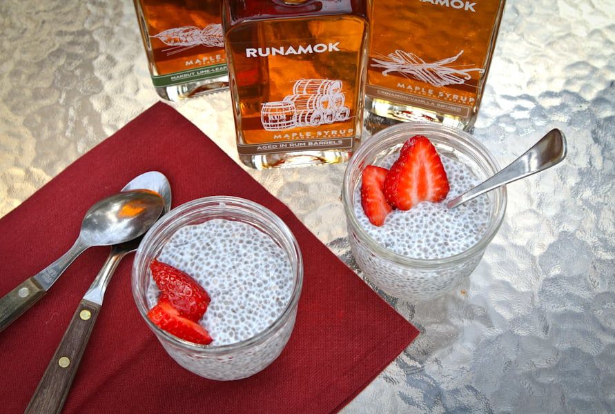 Chia Pudding with Maple Syrup by Runamok Maple