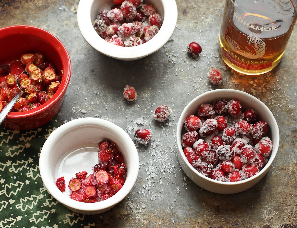 maple candied cranberries by Runamok Maple