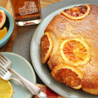 Maple and Orange Tea cake by Runamok Maple