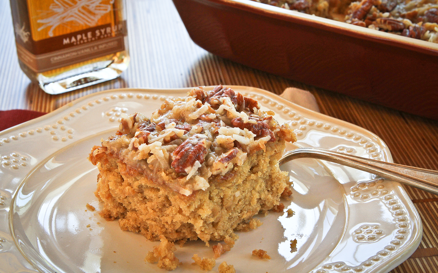 Easy To Bake Maple Syrup & Coconut Cake | Emma Victoria Stokes