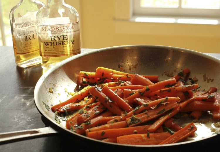 Maple glazed carrots by Runamok Maple