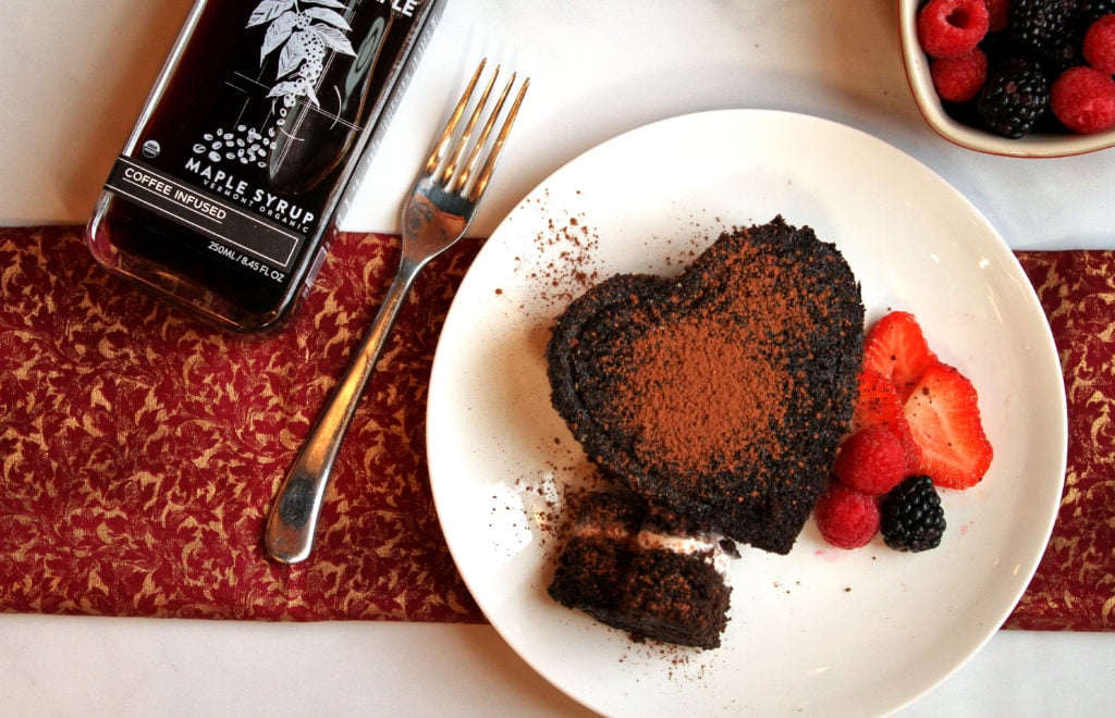 Chocolate Ice Cream Cake with Coffee Infused