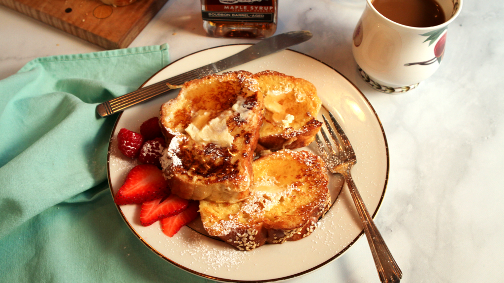 Challah French Toast by Runamok Maple