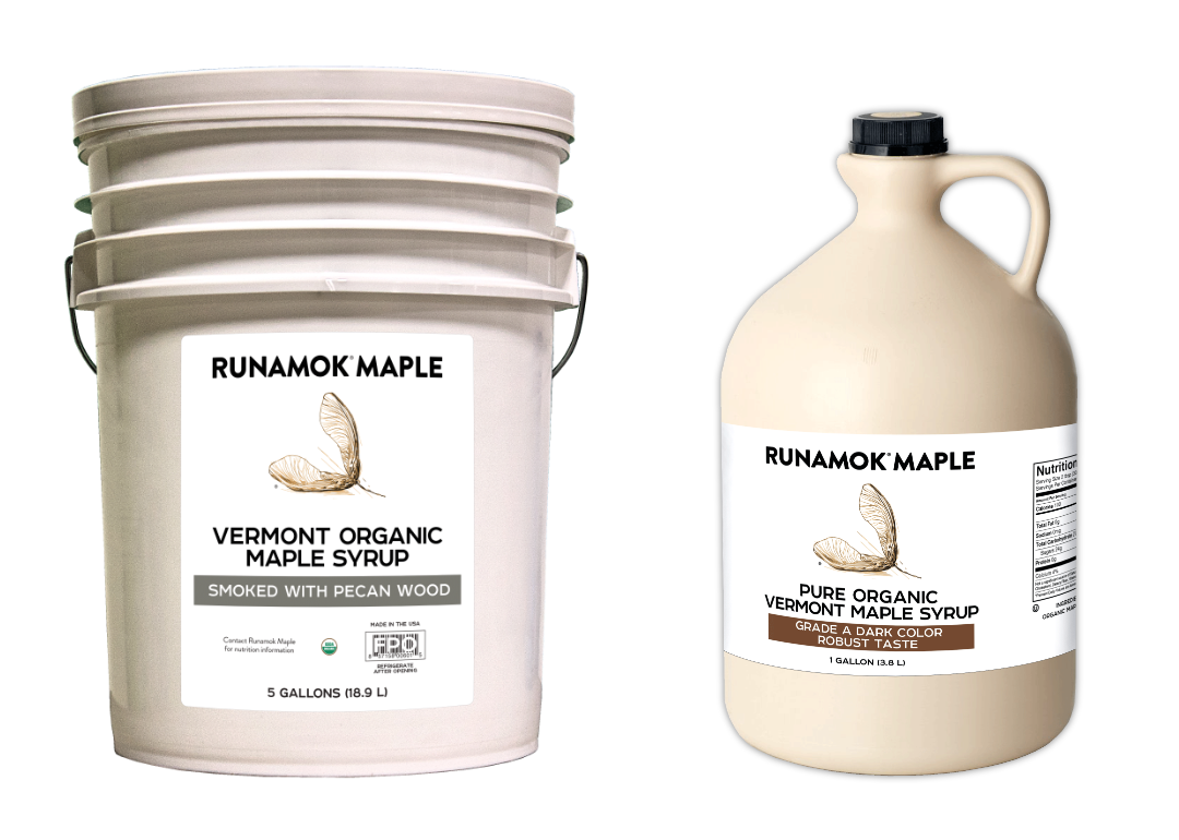 5 Gallon Bulk Container of Grade A Pure Vermont Wholesale Maple Syrup –  Barred Woods Maple