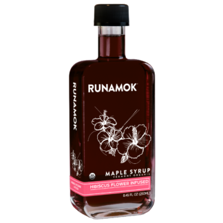 Hibiscus Infused Maple Syrup by Runamok