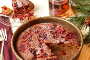 Maple Cranberry Gingerbread