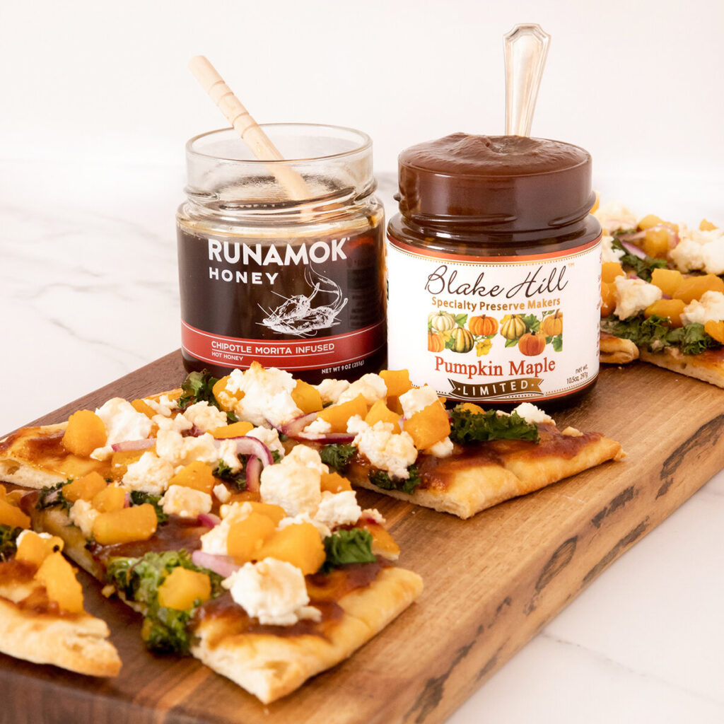 Pumpkin Hot Honey Flatbread with Runamok and Blake Hill