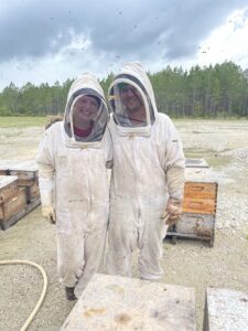 Townsend Apiary beekeepers