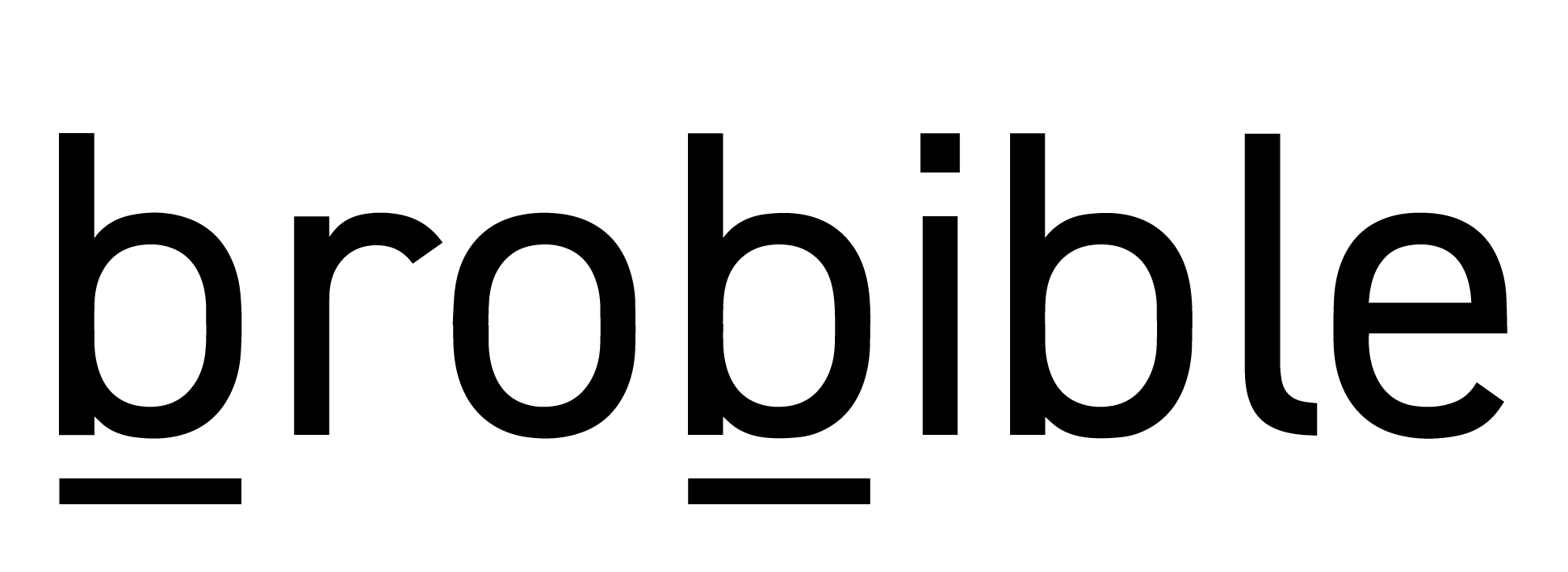 brobible logo black
