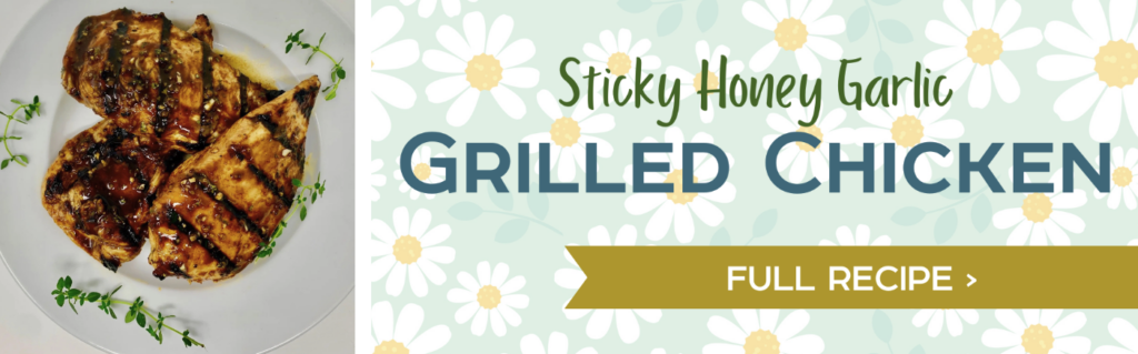 Sticky Honey Garlic Chicken - Full Recipe>