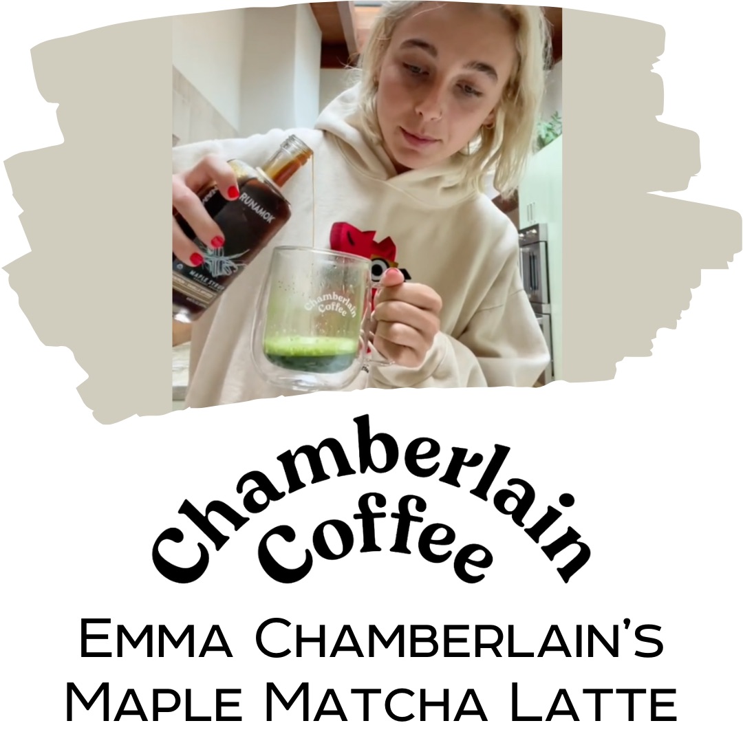 Chamberlain Coffee - Emma Chamberlain’s Maple Matcha Latte