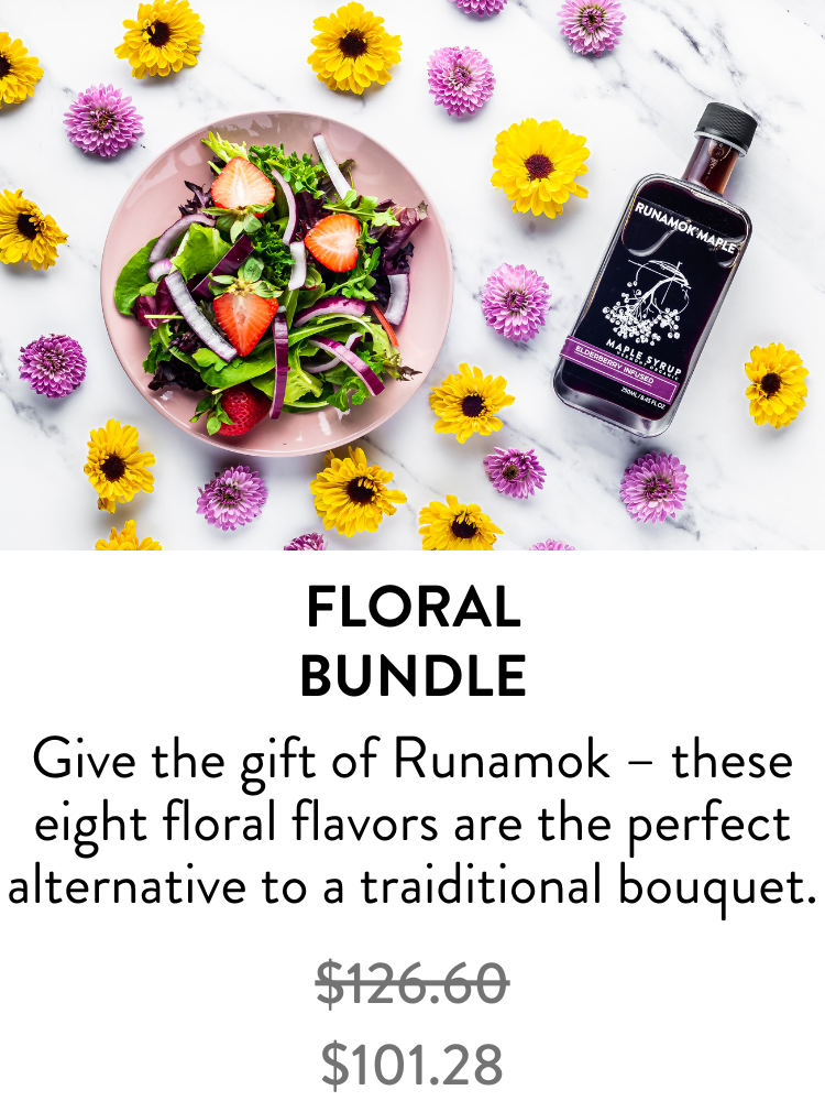 Floral Bundle – Give the gift of Runamok – these eight floral flavors are the perfect alternative to a traditional bouquet. (regular price $126.60) sale price $101.28