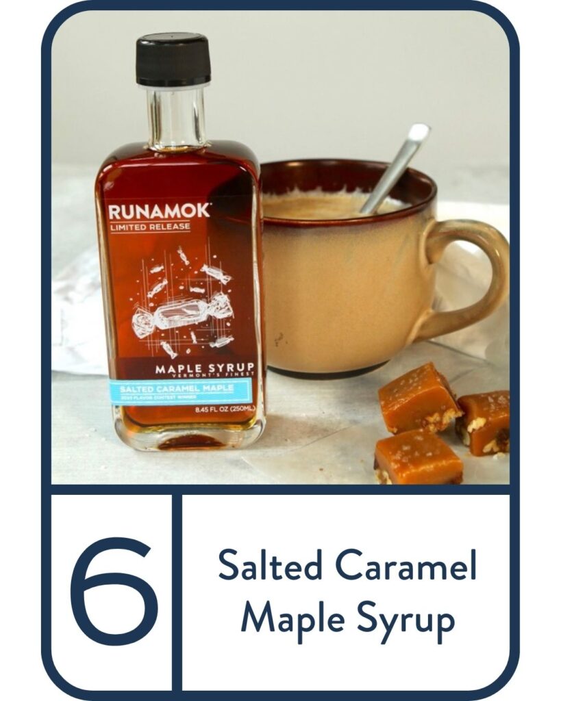 6. Salted Caramel Maple Syrup