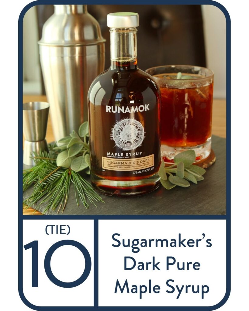 10 (tie). Sugarmaker's Dark Pure Maple Syrup