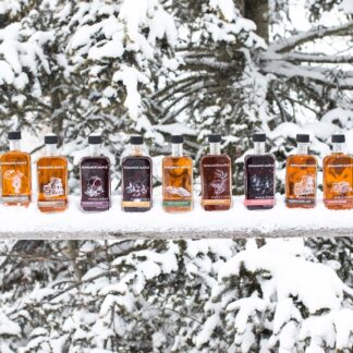 bottle lineup snow