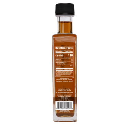 Vanilla Bean Infused Maple Syrup by Runamok ingredients