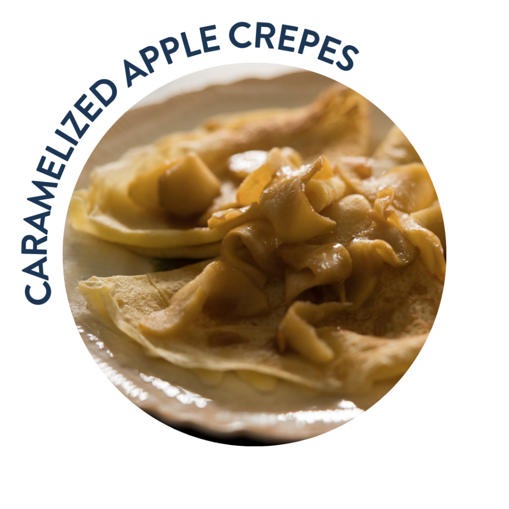 Caramelized Apple Crepes