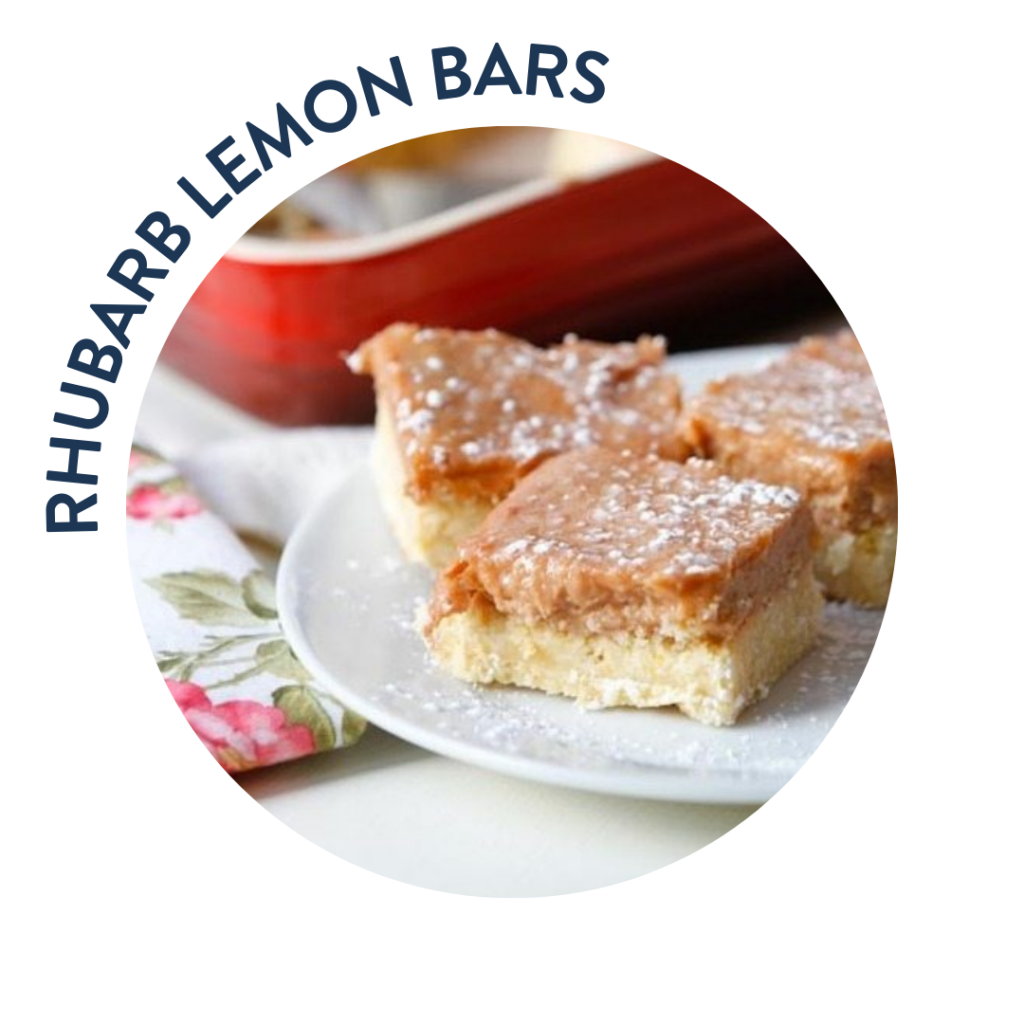 Rhubarb Lemon Bars