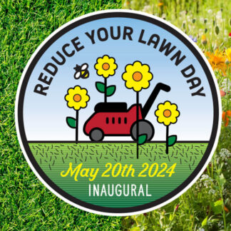 Reduce Your Lawn Day announcement LinkedIn