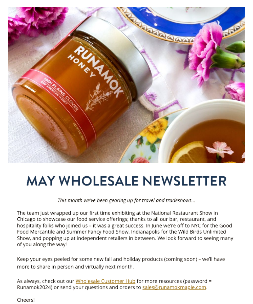 May Wholesale Newsletter tile