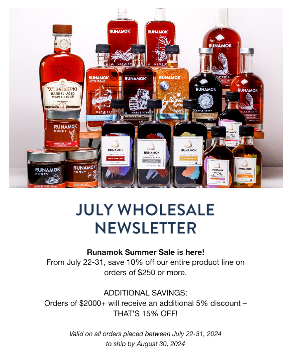 July Wholesale Newsletter