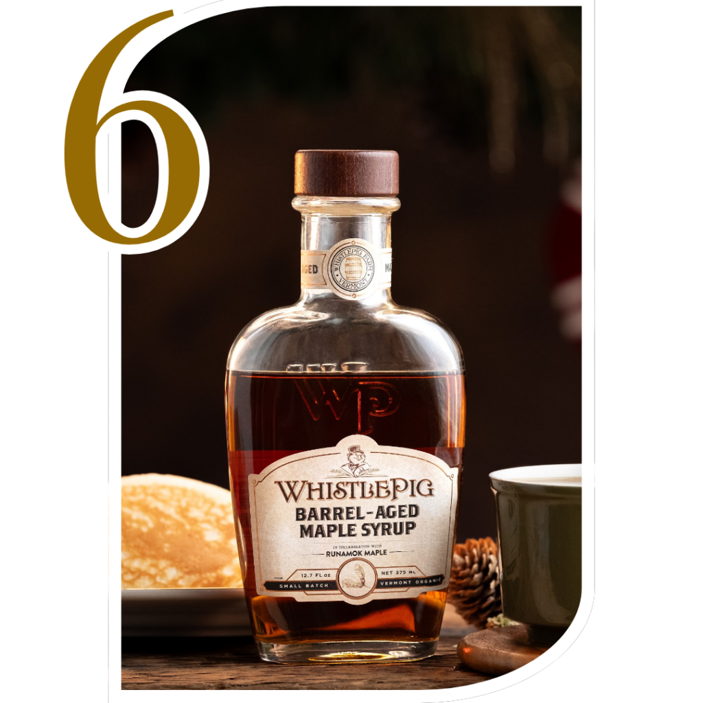 6 WhistlePig Whiskey Barrel Aged Maple Syrup