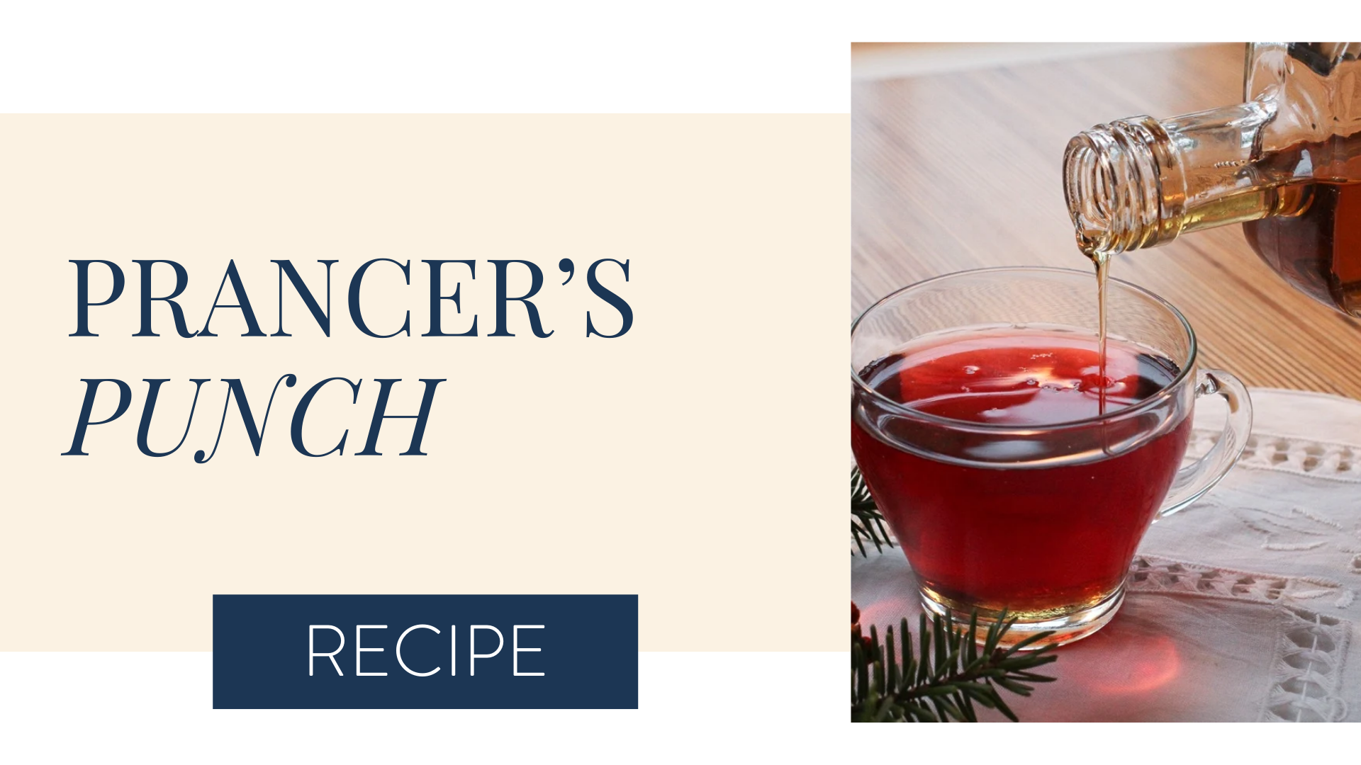 prancer's punch recipe