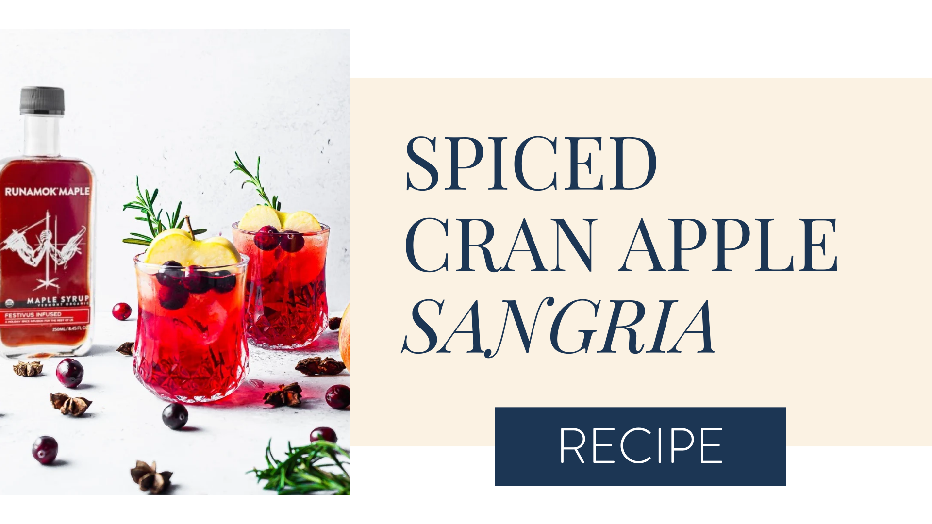 spiced cran apple sangria recipe